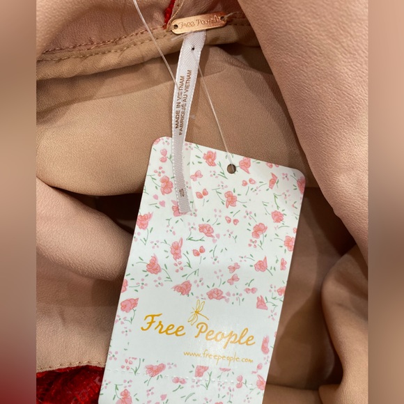 Free People Red Sequin Night Shimmers Mini Dress - Picture 13 of 17